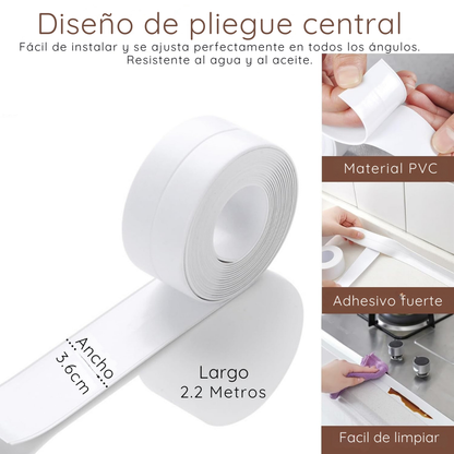 (Oferta 5X3) Tiras impermeables para lavabos y cocinas