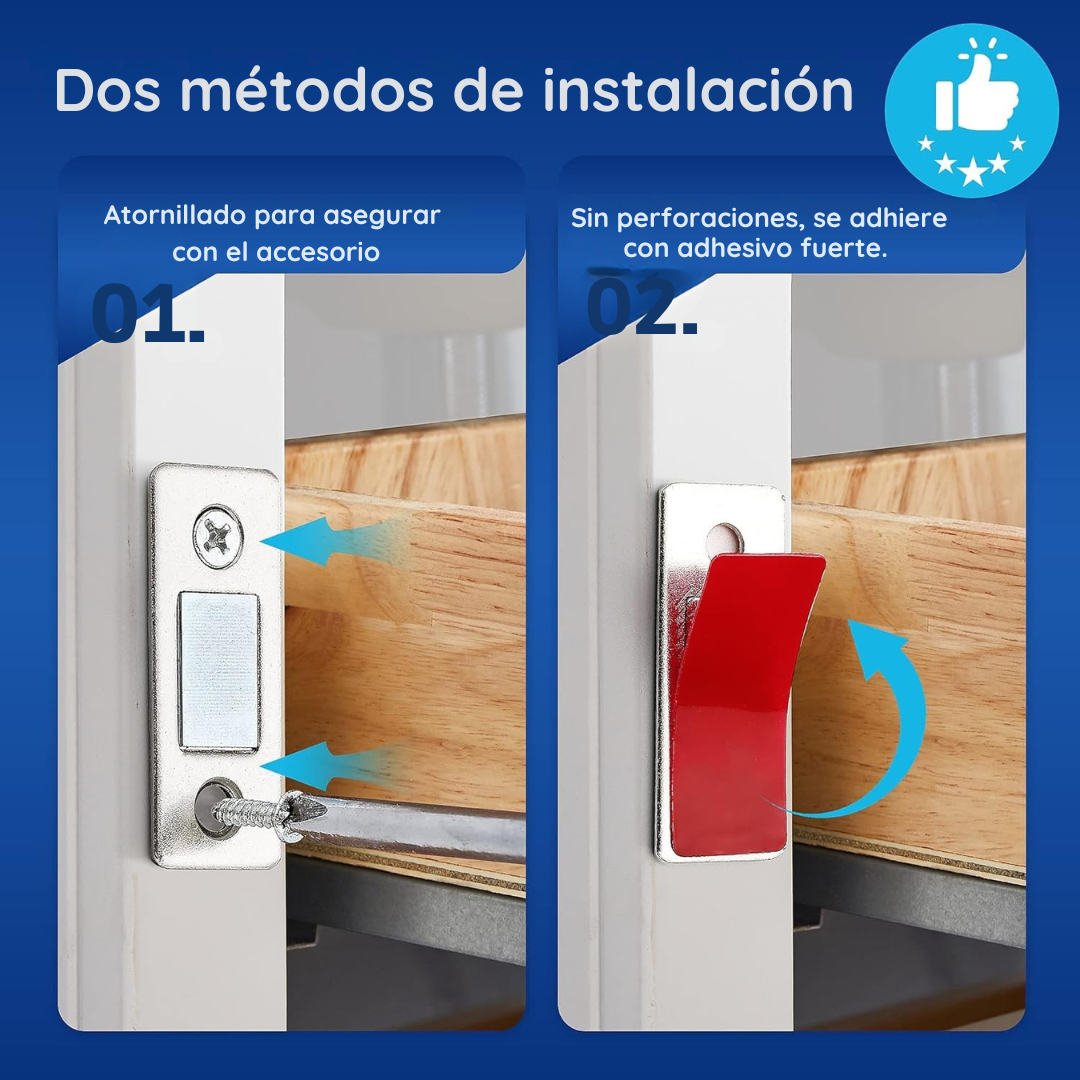 Oferta Paga 5 y llévate 10 - Cierres magnéticos para armarios y cajones