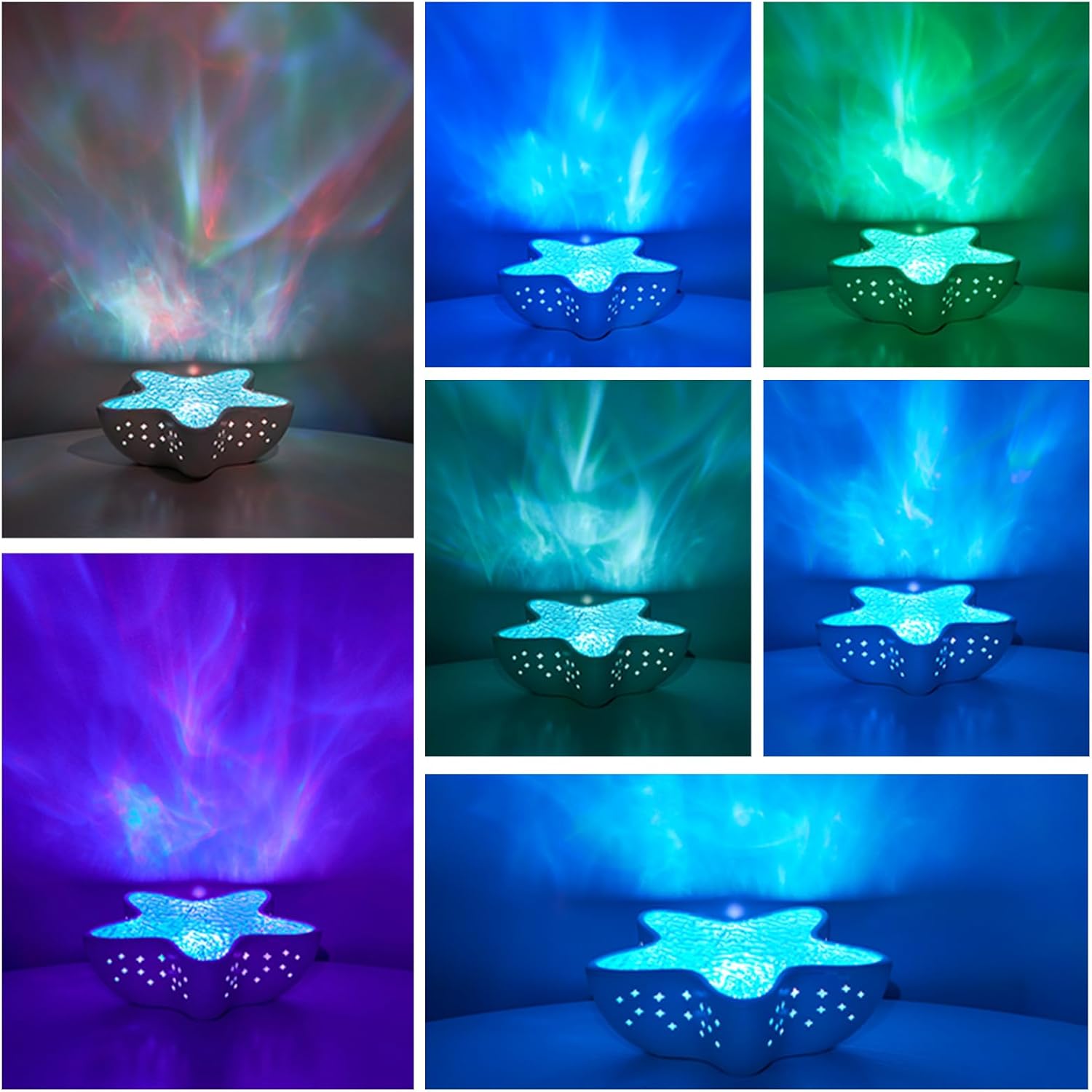 Valalya™ - Veilleuse Étoile de Mer LED - Ambiance Océan