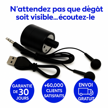 Valalya™️- Détecteur de fuites d'eau et de bruits suspects