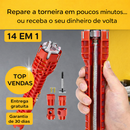 Valalya™️- Ferramenta 14 em 1 para casas de banho e lavatórios