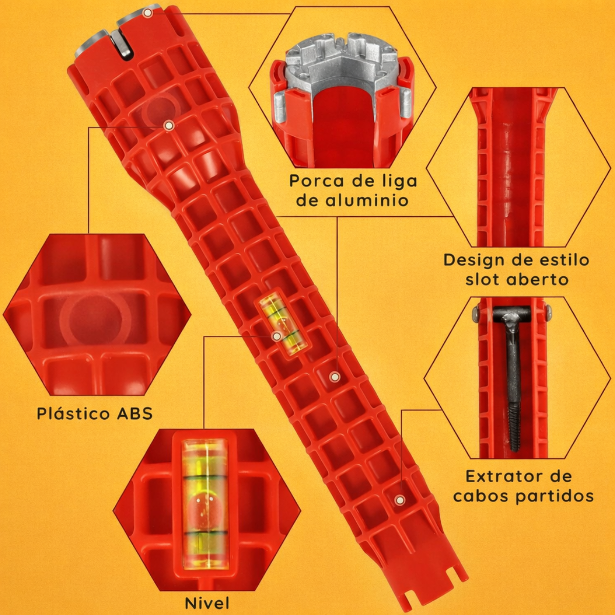 Valalya™️- Ferramenta 14 em 1 para casas de banho e lavatórios